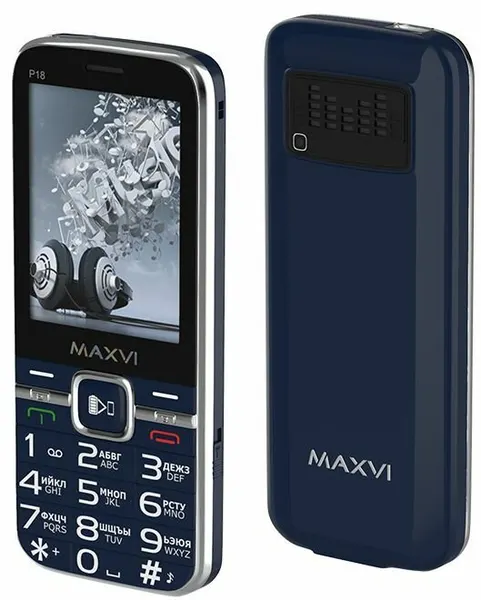 Мобильный телефон MAXVI P18i, синий