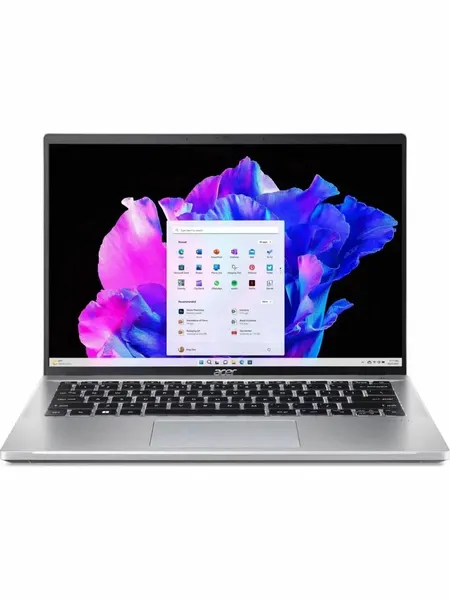 Ноутбук Acer Swift Go 14 SFG14-71 14" (2880x1800) OLED, Intel Core i5-1335U, 16Гб DDR4, 512Гб SSD, Intel Iris Xe, Win11, серебристый (NX. KY7ER.001)