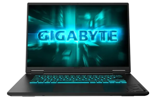 Ноутбук Gigabyte GAMING A16 GA63H Ryzen 7 260/16Gb/SSD512Gb/RTX5050 8Gb/16"/IPS/FHD+/DOS/black