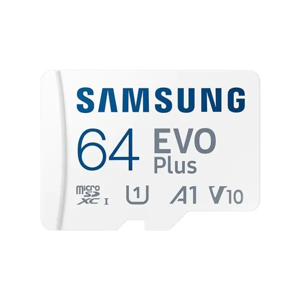 Карта памяти Samsung модель evo plus microSD, объем 64 гб (MB-MC64KA/APC)
