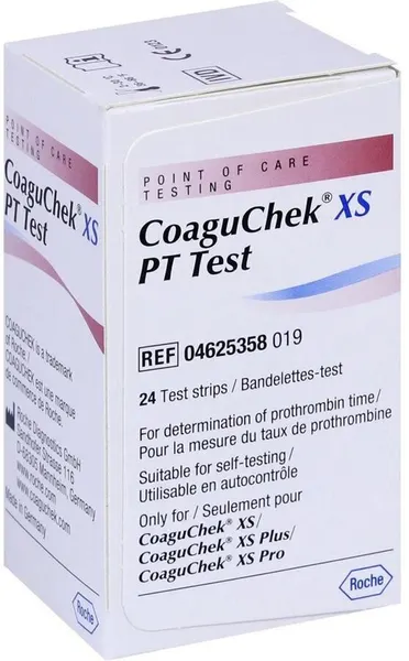 Тест-полоски "Коагучек Экс Эс" (CoaguChek XS) №24