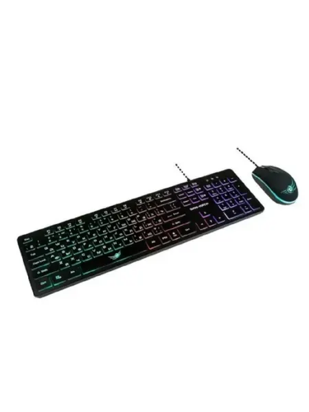 Комплект игровой проводной клавиатура и Мышь KMGK-1707U