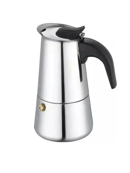 Гейзерная кофеварка Kelli KL-3019, 9 порций, 0.45 л, серебристый