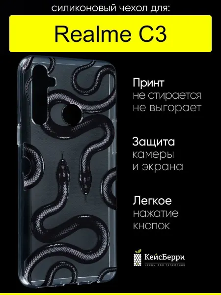Realme Чехол для C3, серия Clear
