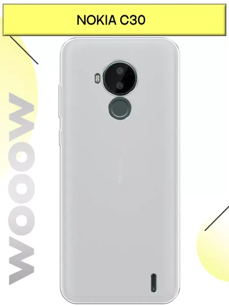 Nokia Чехол на C30 с сердечками
