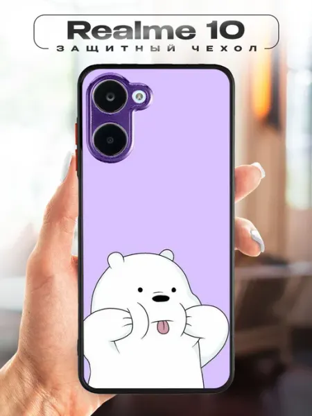 Чехол на Realme 10 c мишкой CHEHOO