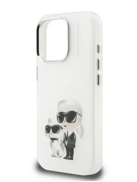 Чехол на iPhone 16 Pro Max, с металлической камерой Karl Lagerfeld