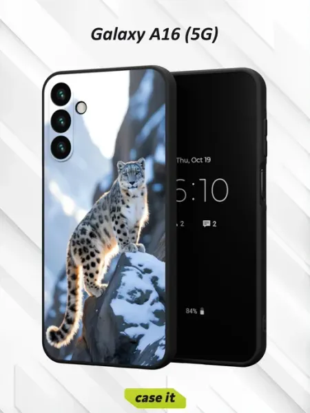Чехол на Samsung A16 (5G) с принтом Cнежный барс Case it