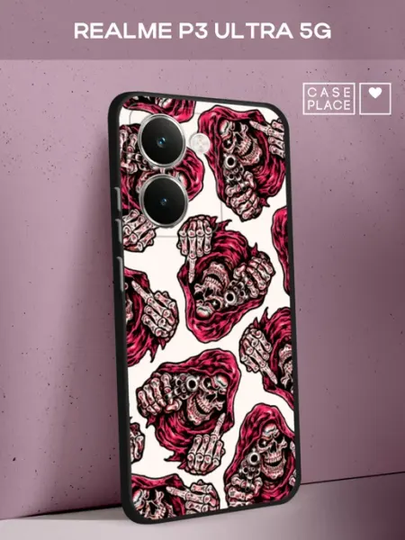 Чехол на P3 Ultra 5G скелет Realme