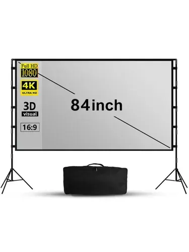 84" ALR экран для проектора, серый, с двойными штативами