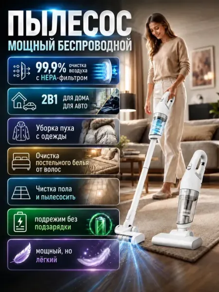 Моющий пылесос вертикальный Xiaomi Mi