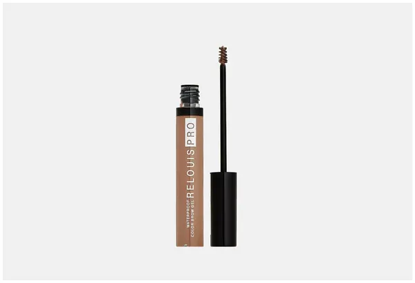 Relouis Гель для бровей Waterproof Color Brow Gel, водостойкий, оттеночный, тон 02 Taupe, 7,5 г