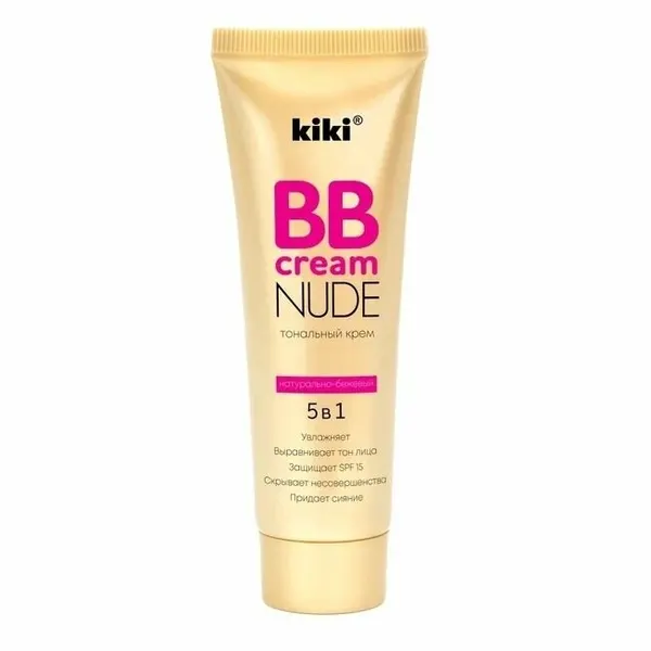 Тональный крем Kiki BB, для лица, Nude, 02 натурально-бежевый