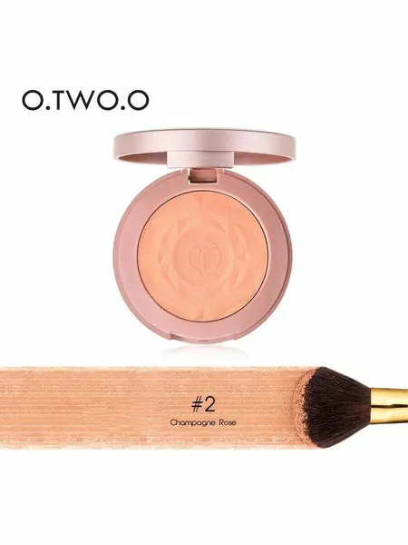 Румяна для лица сухие O.TWO.O № 2 champagne rose