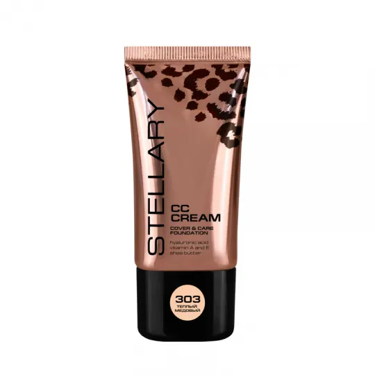 СС-крем для лица Stellary CC-Cream Hyaluronic Acid Vitamin A and E т.303 25 мл