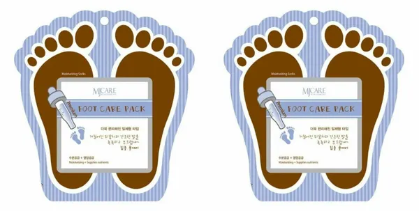 Mijin Маска для ног Premium Foot care pack, 10 г, 2 шт