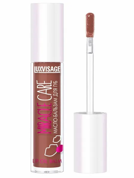 Бальзам для губ масло LUXVISAGE MIRACLE CARE тон 107 DODLE CHOCOLATE