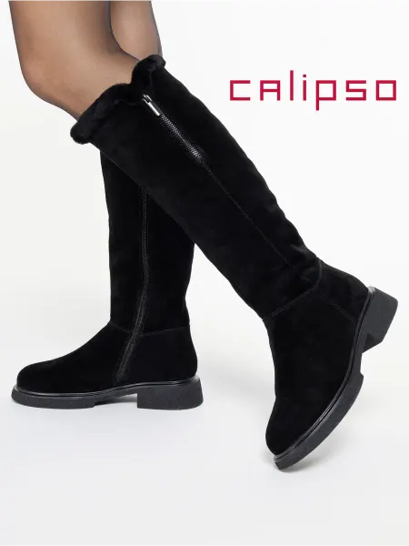 Calipso Сапоги женские зимние замшевые