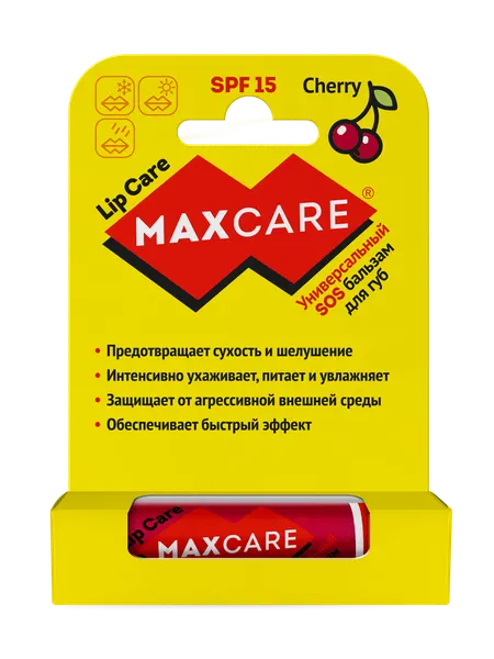 Бальзам для губ Maxcare Cherry, SPF15, 4.2г