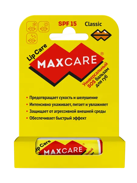 Бальзам для губ Maxcare Classic, SPF15, 4.2г