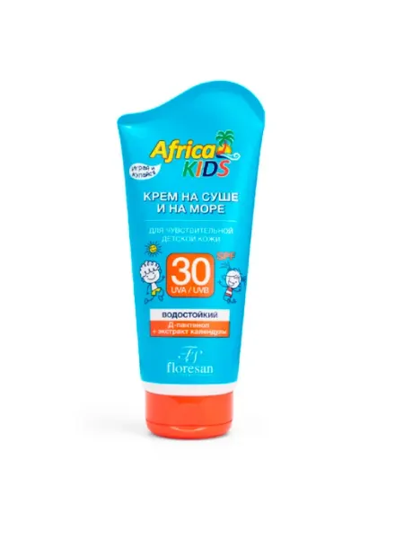 Floresan africa kids крем на суше и на море для чувствительной детской кожи spf 30 150 мл