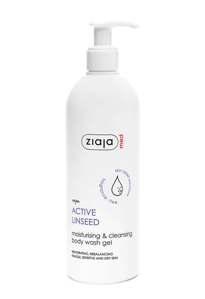 Гель для душа MED Active Linseed — увлажнение и очищение — 400 ml