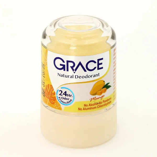Натуральный кристаллический дезодорант Grace манго 50 г, гипоаллергенный