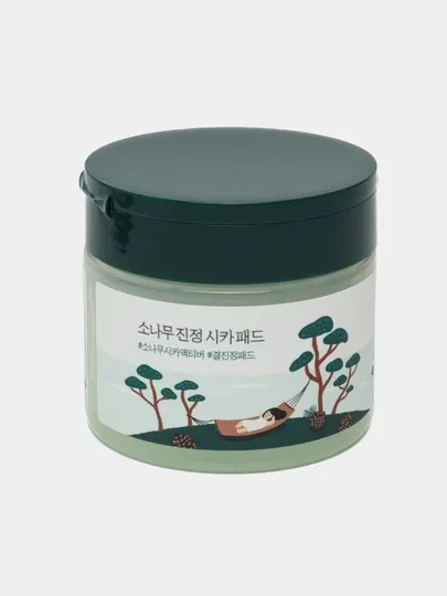 Пэды с экстрактом сосны для проблемной кожи, Round LAB Pine Calming Cica Pad