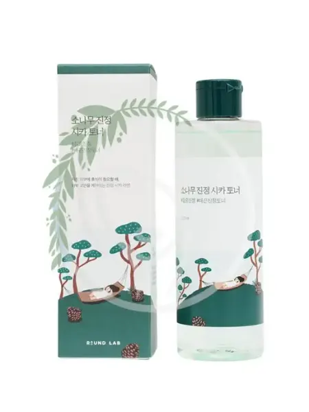 Тоник с экстрактом центеллы для проблемной кожи Round Lab Pine Calming Cica Toner, 250 мл