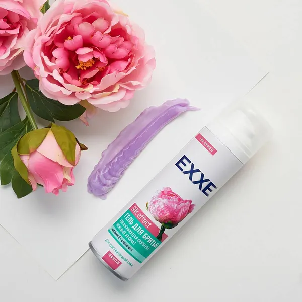 Гель для бритья , женский, EXXE Sensitive Silk effect, 200 мл