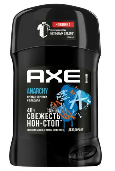 Дезодорант стик Акс Anarchy, 50 мл