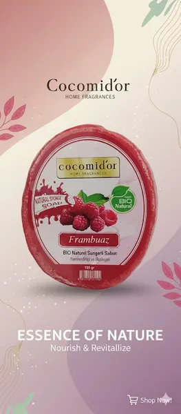 Cocomidor Океан — инновационное мыло и мочалка 2-в-1 для бережного очищения, ежедневного ухода за кожей тела