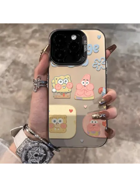 Чехол на IPHONE 11 чёрный Боб Патрик
