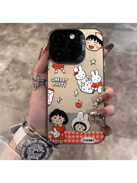 Чехол на IPHONE 11 чёрный Вишня Вечеринка