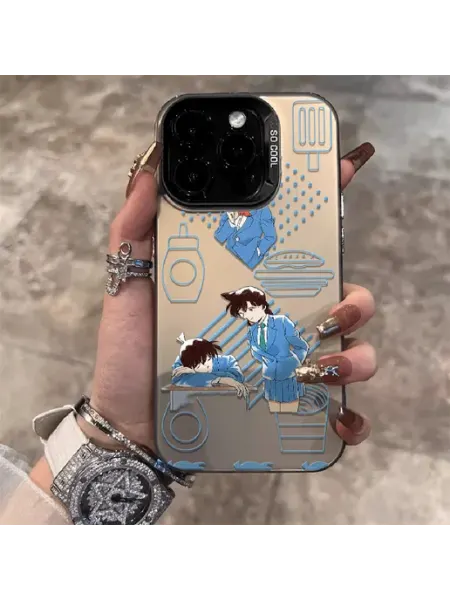 Чехол на IPHONE 11 чёрный дететиве конан