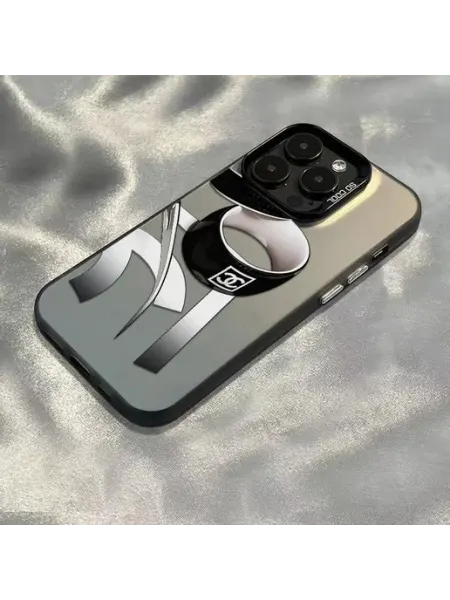 Чехол на IPHONE 11 чёрный кольцо Шанель