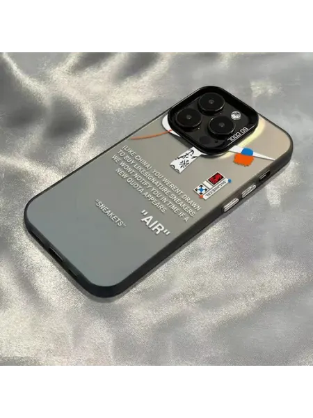 Чехол на IPHONE 13 14 чёрный АИР СНЕАКЕЦ