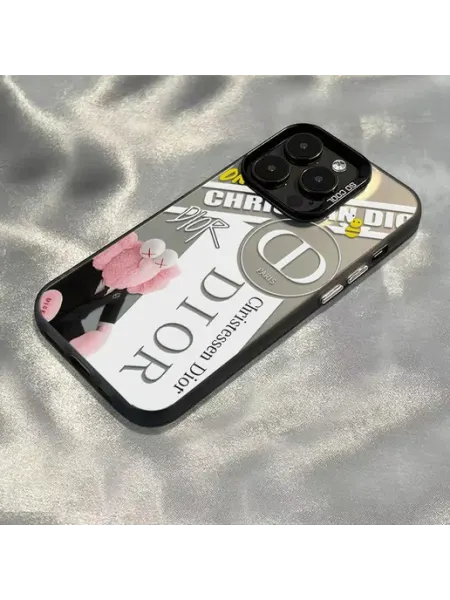 Чехол на IPHONE 13 14 чёрный Диор Исланд