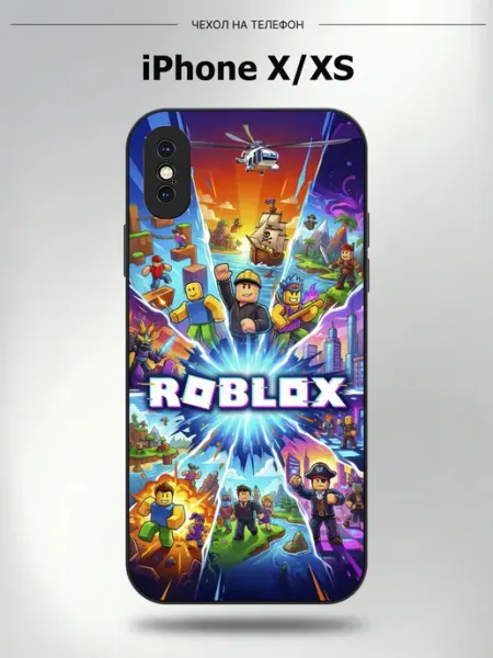 Чехол на iphone X XS roblox CaseLab