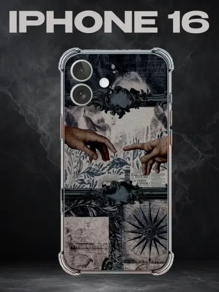 Чехол на IPHONE 16 с принтом PINTEREST