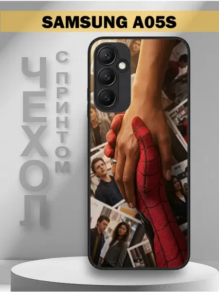 Чехол на Samsung A05S с принтом Человек Паук PandaCase
