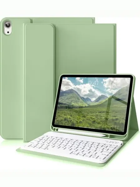 Чехол-книжка Bluetooth клавиатура с чехлом для Apple iPad