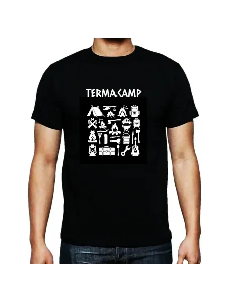 Футболка с принтом TERMA CAMP