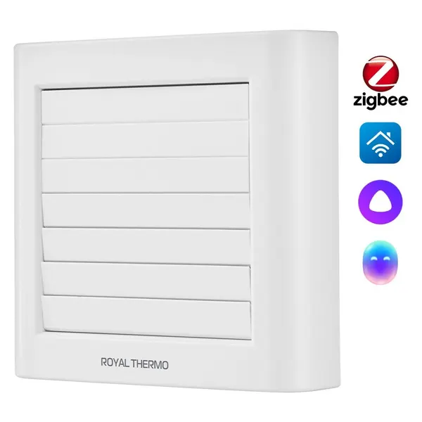 Вентилятор вытяжной Royal Thermo RAFL 100 AG, ABS-пластик, белый