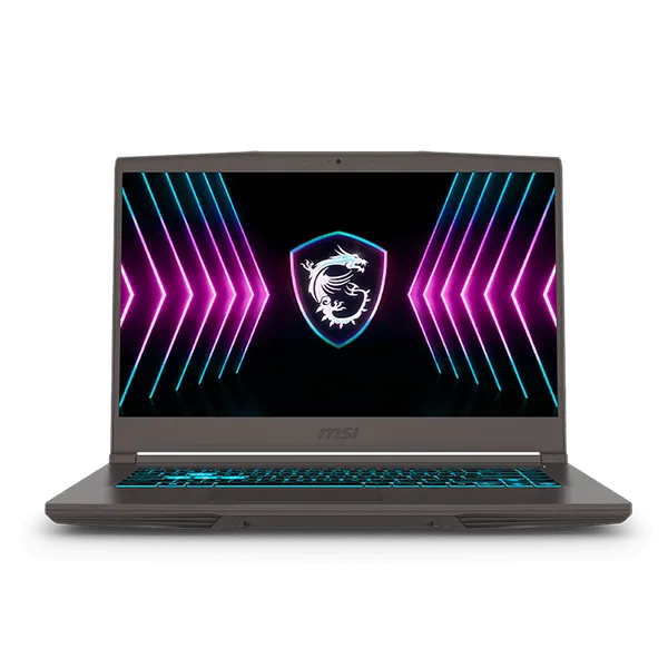 Ноутбук MSI Thin 15 B2RVE-3451XRU Intel Core 7 240H/16Gb (1*16 D4)/SSD512Gb/RTX4050 6Gb (45W)/15.6"/IPS/FHD/1920x1080/144Hz/NoOS/RJ-45/Grey/1.86kg