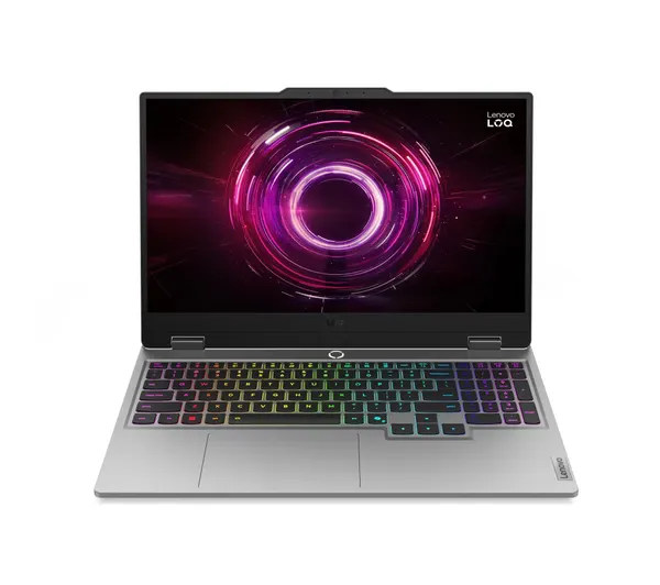 Ноутбук Lenovo LOQ 15AHP10 AMD Ryzen 7 250/16Gb/SSD512Gb/RTX5060/15.6" IPS FHD (1920x1080) 144Hz/Win11 SL Eng/Luna Grey