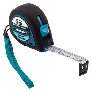 Рулетка GROSS Ergonomisch 5 м, 19 мм, магнитный обрезиненный зацеп 31102