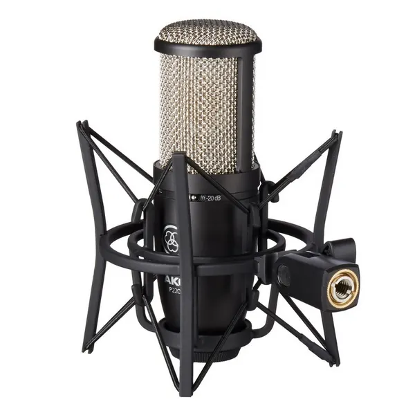 Студийный конденсаторный микрофон AKG P220, кардиоидный, черный