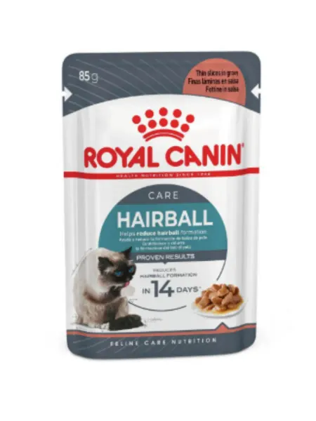 Royal Canin Hairball для кошек кусочки в соусе 85 гр