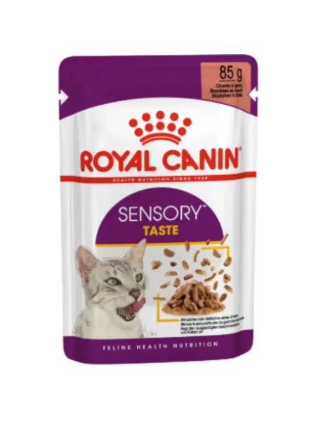 Royal Canin Sensory Taste для кошек кусочки в соусе 85 гр